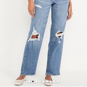Old Navy OG Wow loose jeans, size 6. Like new